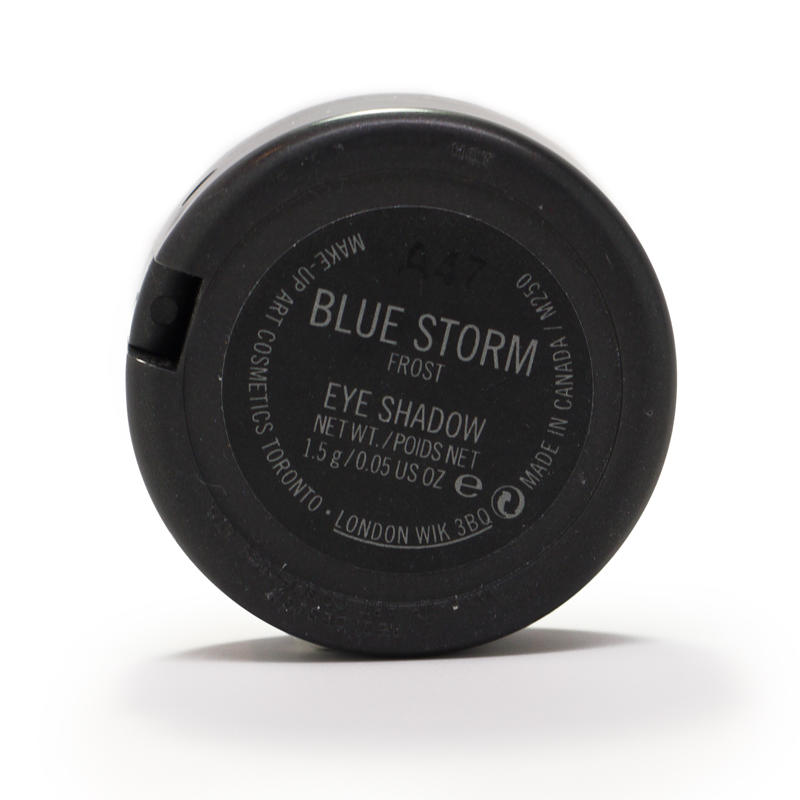 MAC Eyeshadow Blue Storm #3