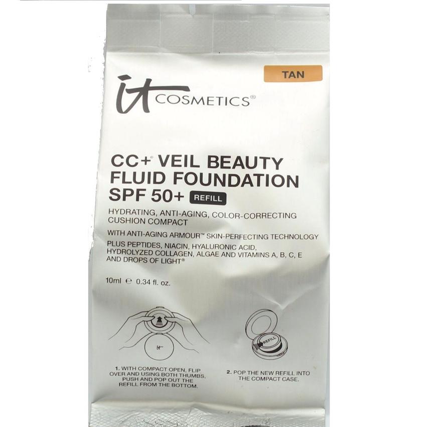 It Cosmetics CC+ Veil Beauty Fluid Foundation SPF50+ Refill Tan