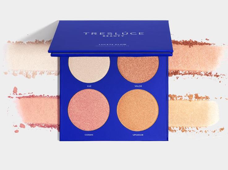 tresluce beauty lucete glow highlighter palette