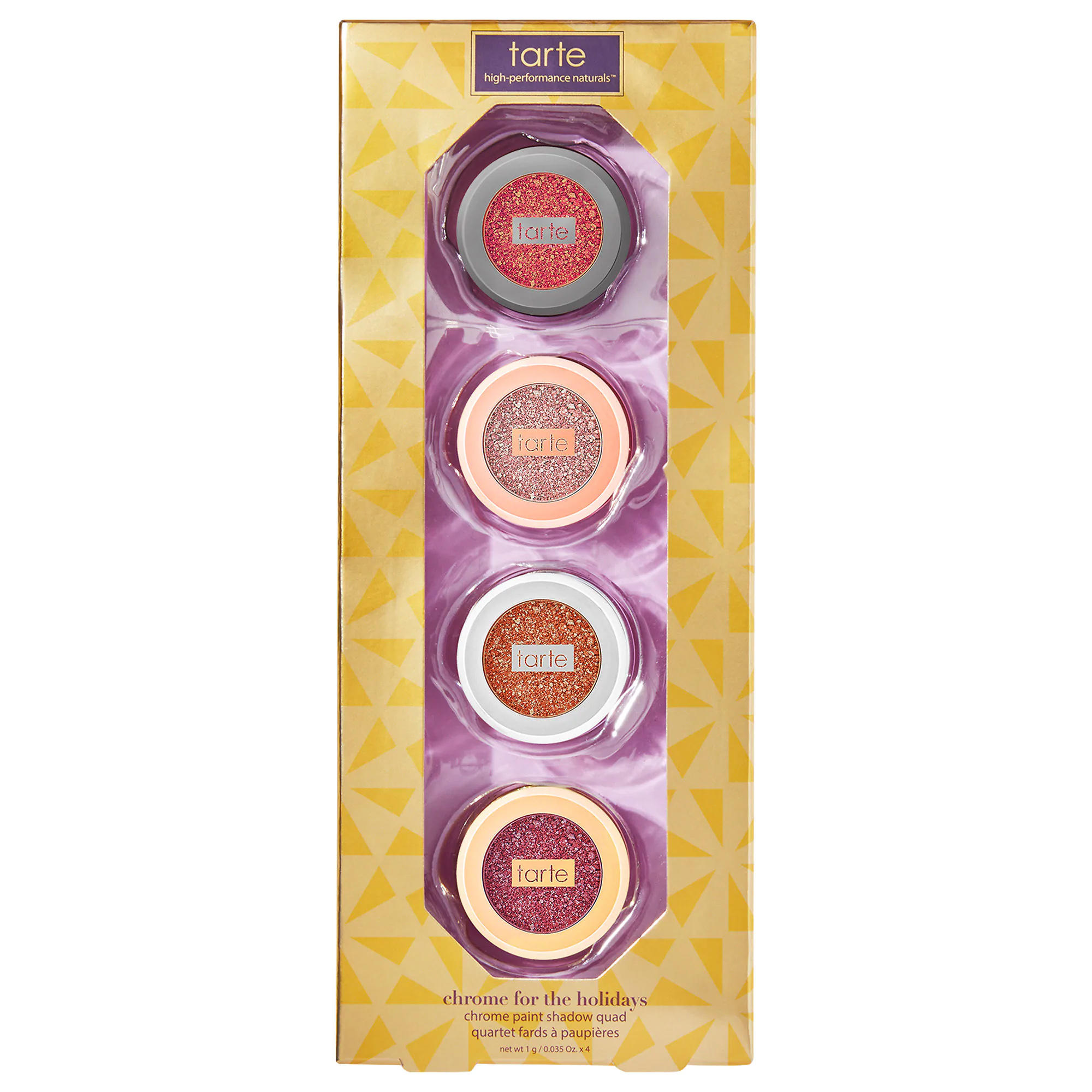 Tarte Chrome For The Holidays Eyeshadow Set