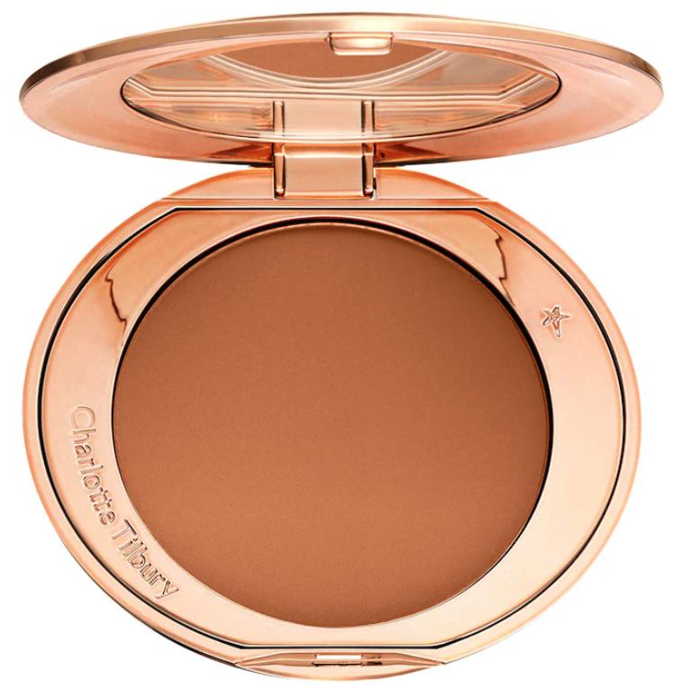 Charlotte Tilbury airbrush flawless finish complexion smoothing micro powder deep #0
