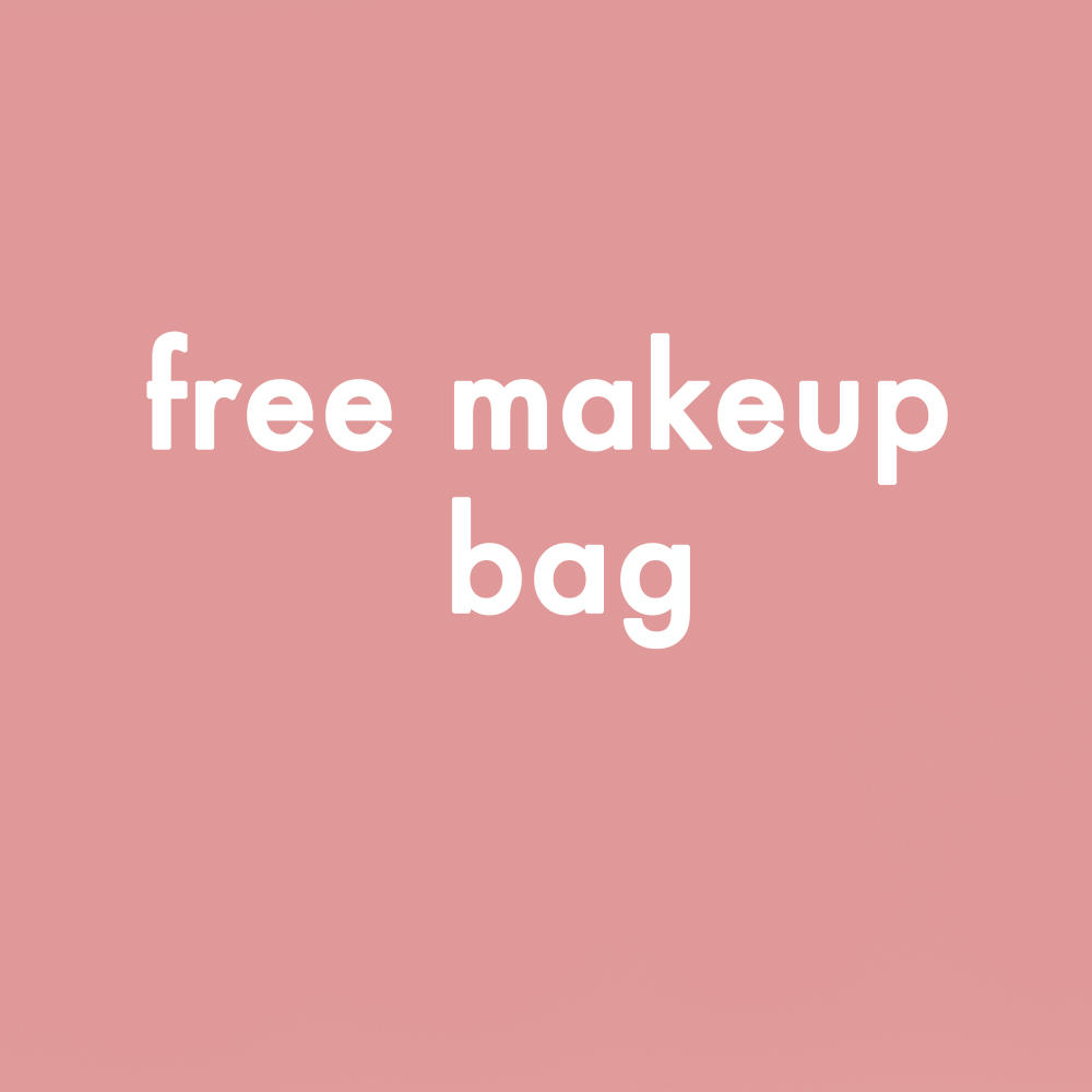 FREE MAKEUP BAGGIE FOR UR HAUL