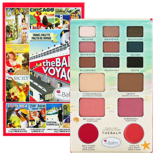 The Balm Eye Cheek & Lip Palette Balm Voyage Vol. II