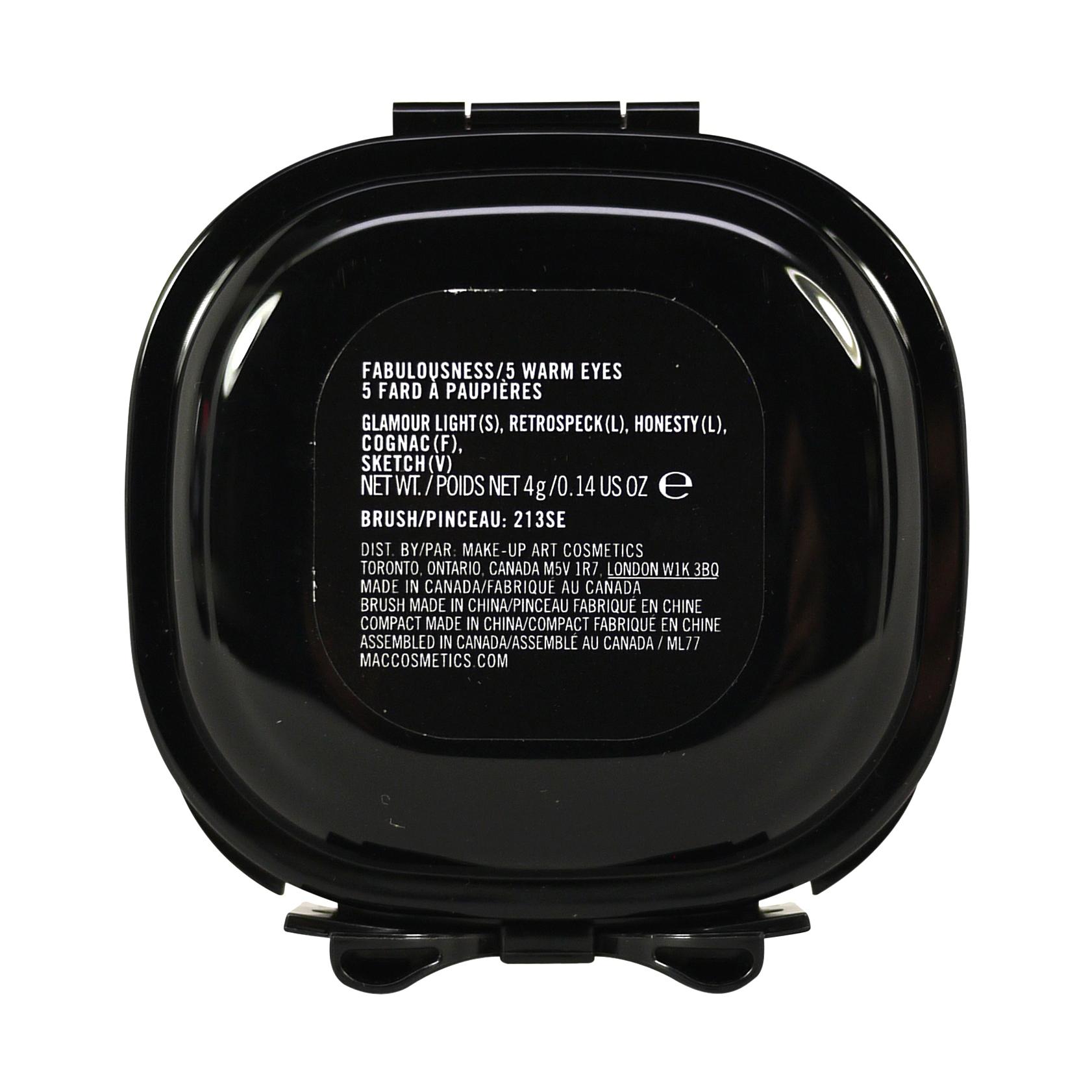 MAC Eye Palette Warm Eyes Fabulousness Collection #4