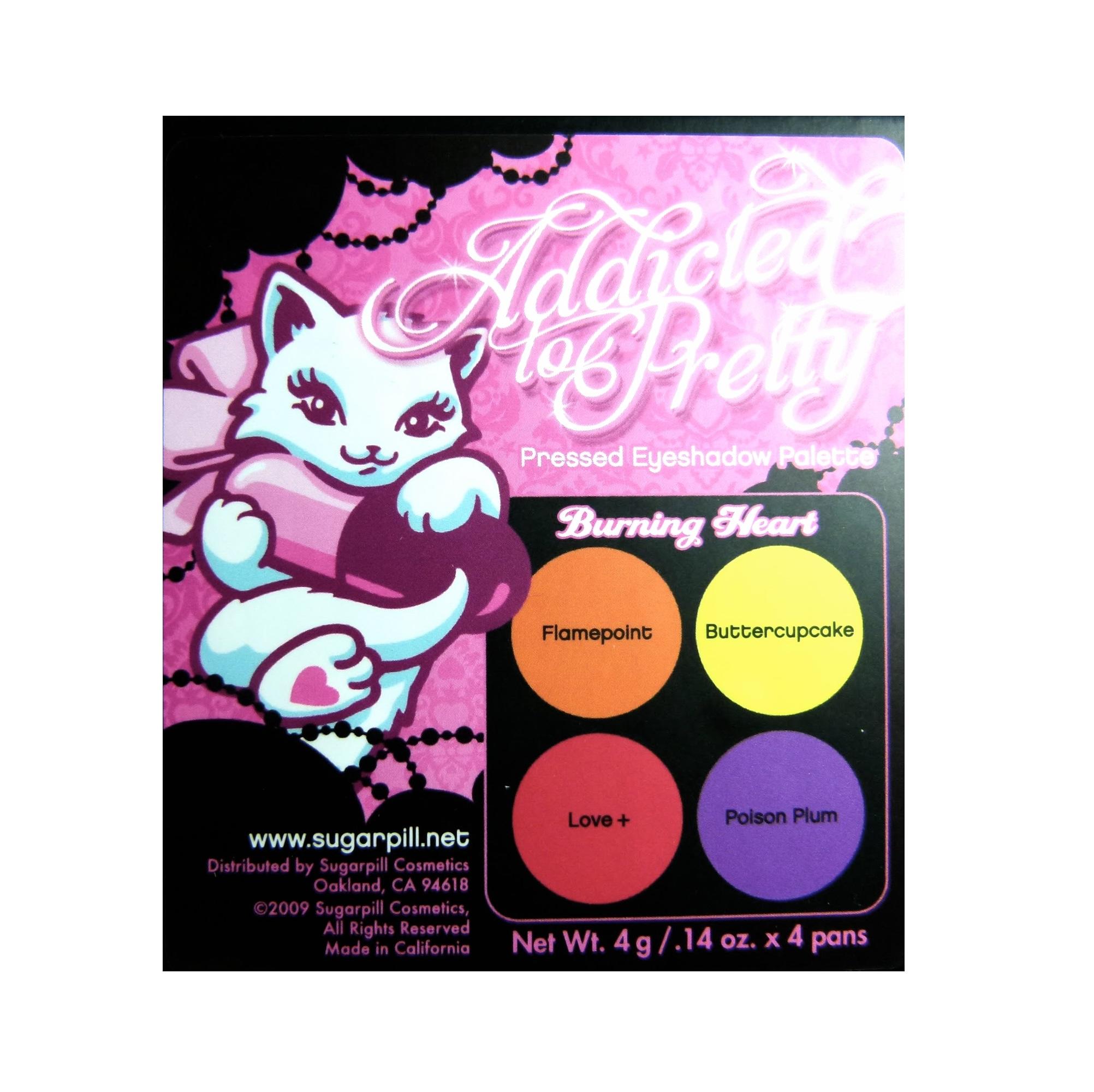 Sugarpill Addicted to Pretty Burning Heart Eyeshadow Palette #1