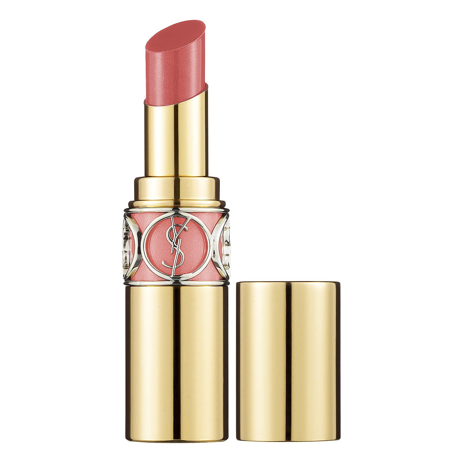YSL Rouge Volupte Shine Lipstick Pink In Confidence 8
