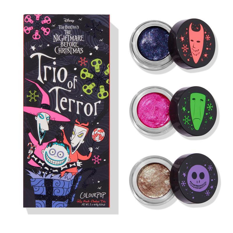 ColourPop x The Nightmare Before Christmas Trio Of Terror