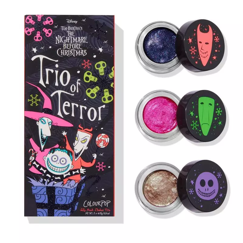 ColourPop x The Nightmare Before Christmas Trio Of Terror | Glambot.com ...