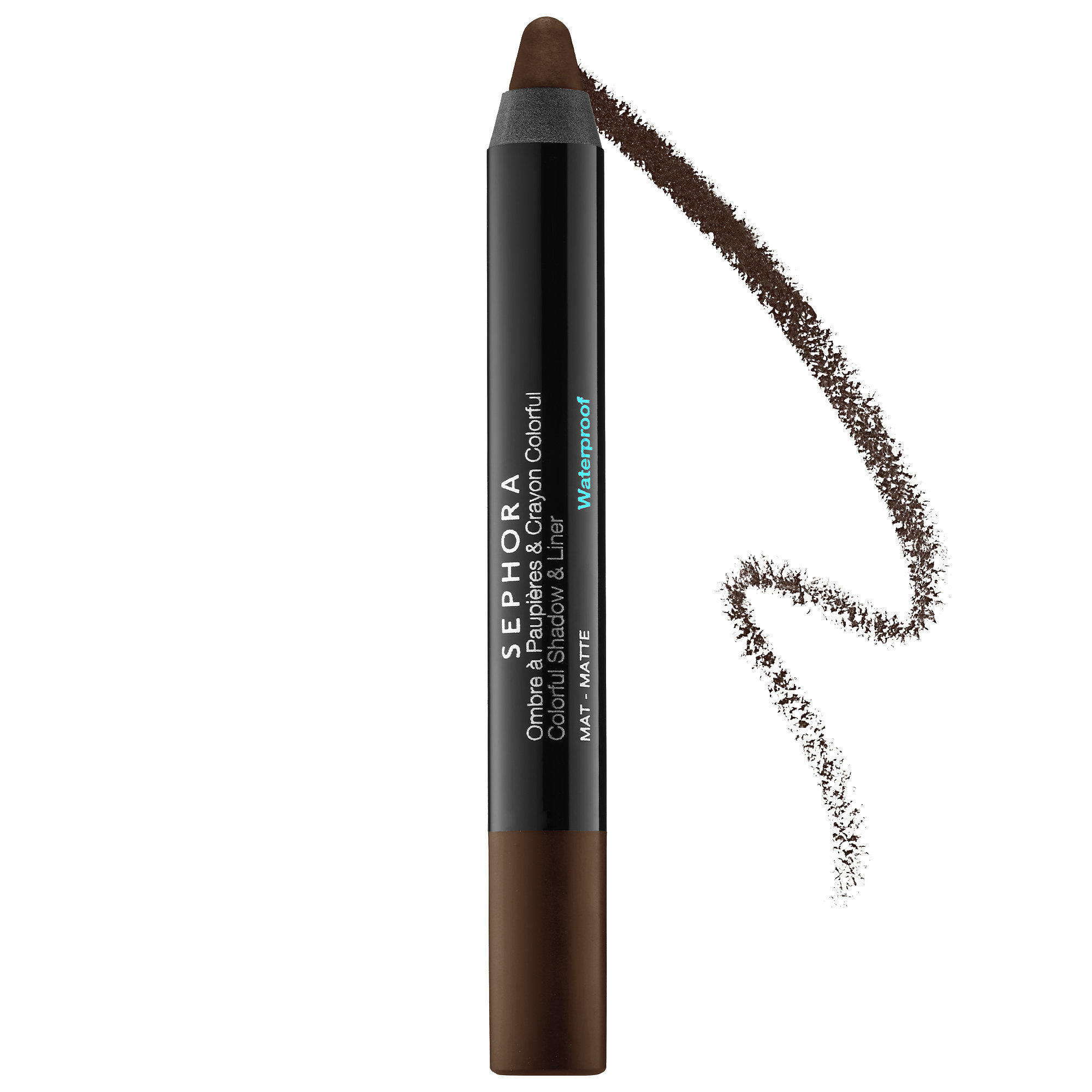 Sephora Colorful Shadow & Liner Dark Brown Matte 24
