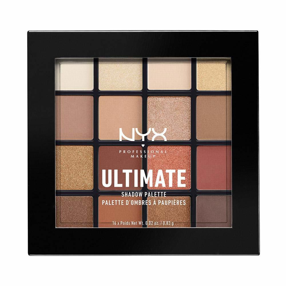 NYX Ultimate Shadow Palette Eyeshadow Palette, Warm Neutrals