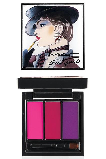 MAC Lip Palette 3 Lips / Fuchsia Antonio Lopez Collection