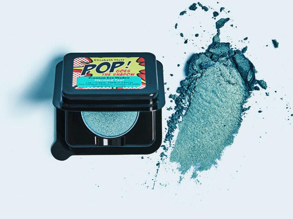 elizabeth mott POP! goes the shadow mermaid teal mini sample