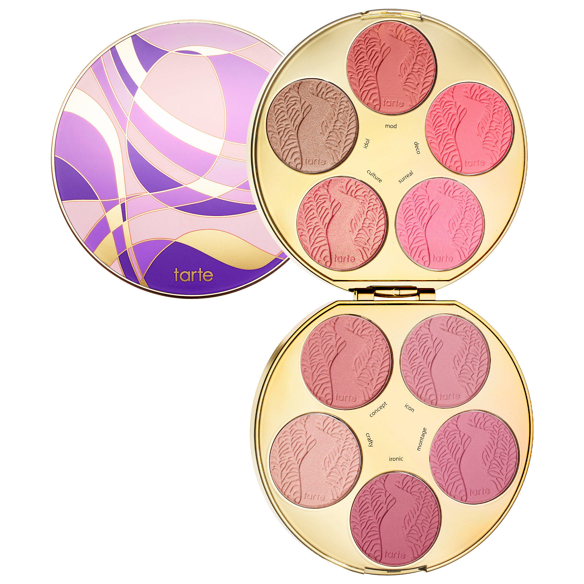 Tarte Amazonian Clay Blush Palette Color Wheel