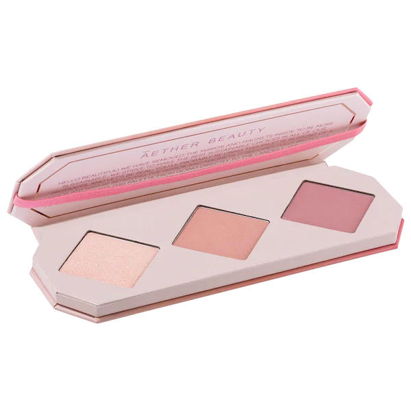 Aether Beauty Crystal Charged Cheek Palette Rose Quartz