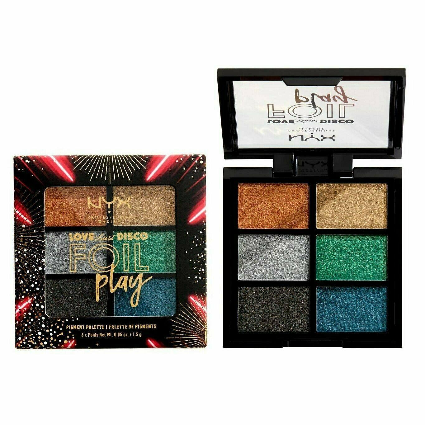 NYX Love Lust Disco Foil Play Eye Palette Let's Groove #1