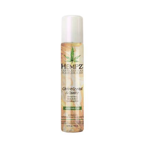 Fresh Fusions Citrine Crystal & Quartz Herbal Face, Body & Hair Hydrating Mist 150ml