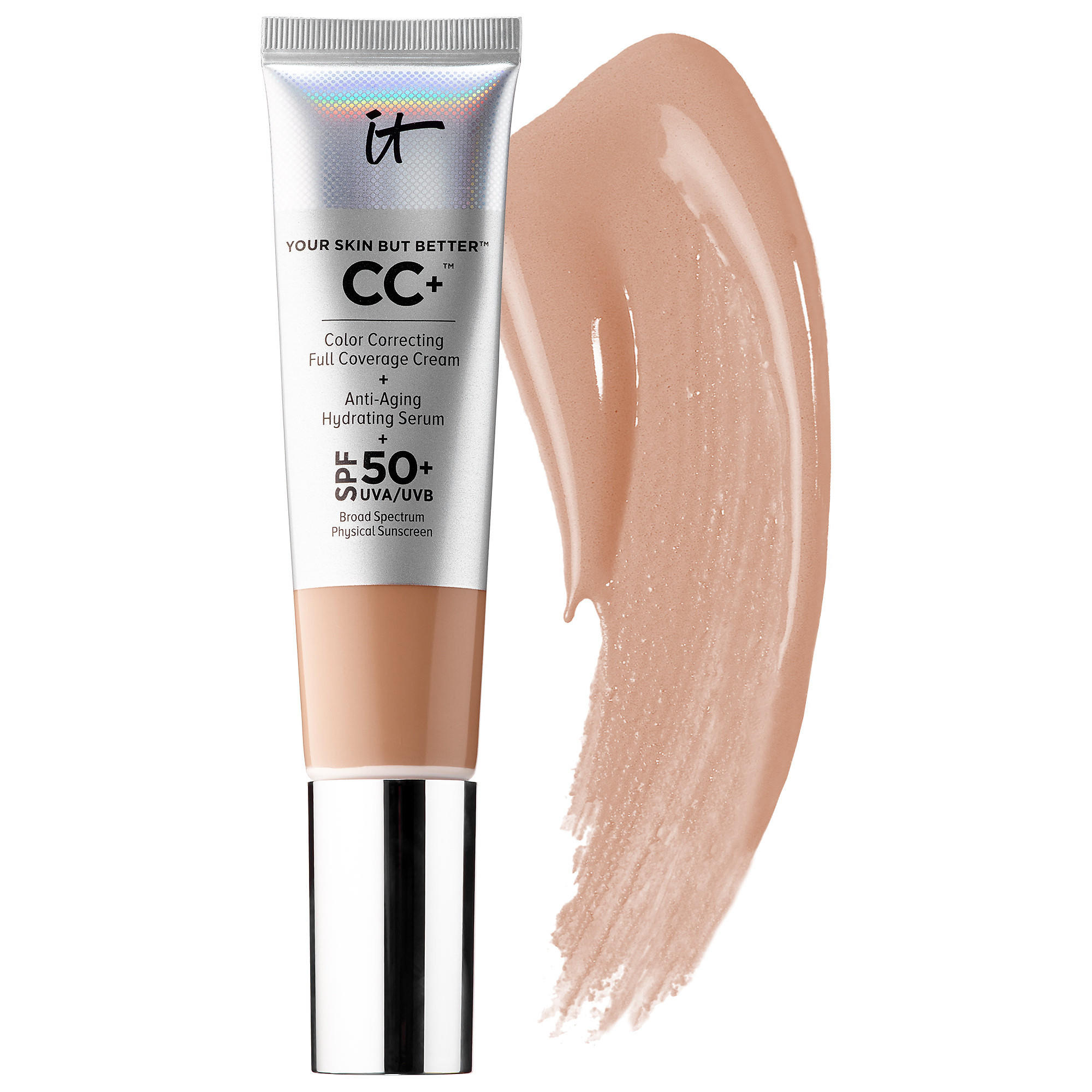 IT Cosmetics CC+ Color Correcting Full Coverage Cream Medium Tan 32ml