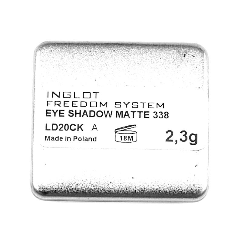 Inglot Eyeshadow Refill Darkened Teal Blue Matte 338 #1