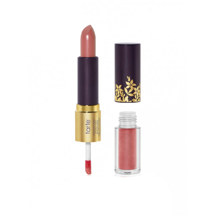 Tarte Amazon Butter Double-Ended Lip Tint & Creme Rose Petal Pink 
