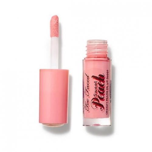 Too Faced Sweet Peach Creamy Peach Oil Lip Gloss Pure Peach Mini