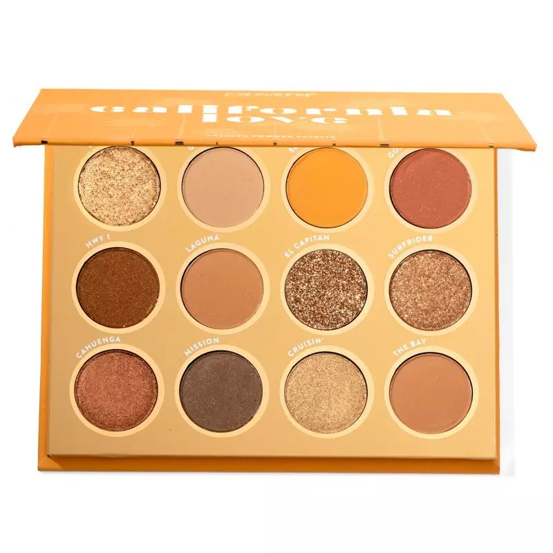 Colourpop California Love Eyeshadow Palette Glambot Com Best Deals On Colourpop Cosmetics