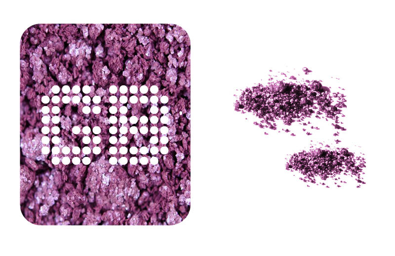 MAC Crushed Metallic Pigment Set Smoky Plum #7