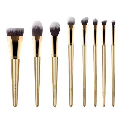 LUXIE Glitter And Gold Brush Set With Brush Organizer #1