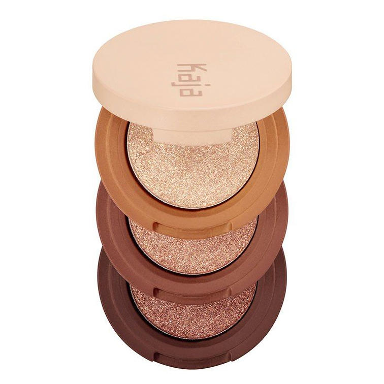 KAJA Beauty Bento Bouncy Shimmer Eyeshadow Trio Toasted Caramel 03