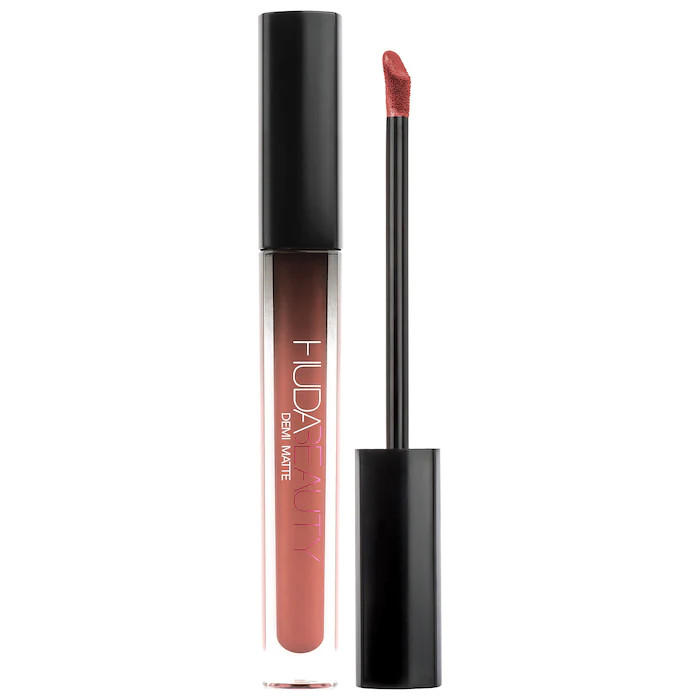 Huda Beauty Demi Matte Cream Liquid Lipstick Mogul