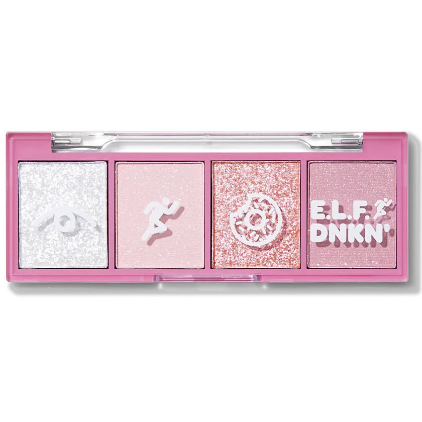 E.L.F. x Dunkin' Eyeshadow Palette Strawberry Frosted With Sprinkles