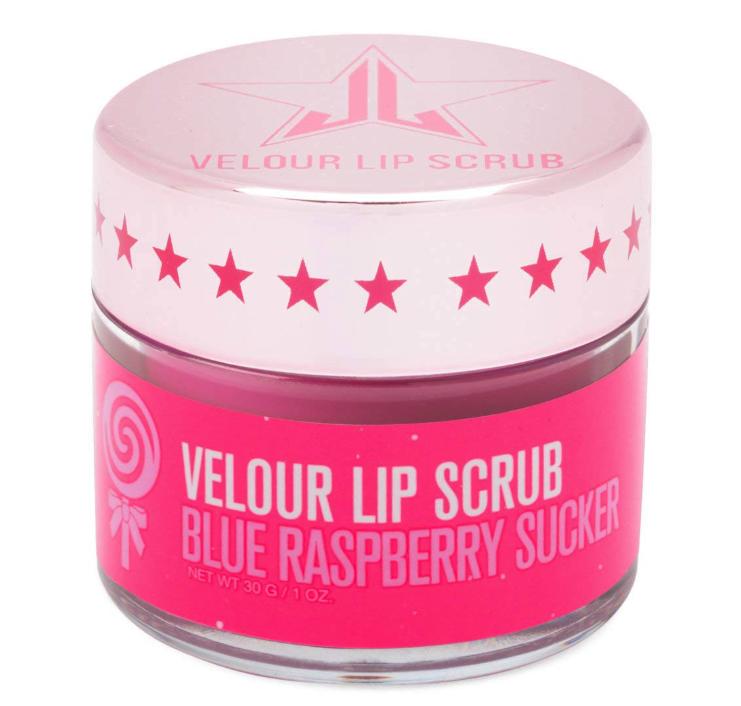 Jeffree Star Velour Lip Scrub Blue Raspberry Sucker Limited Ed. #0