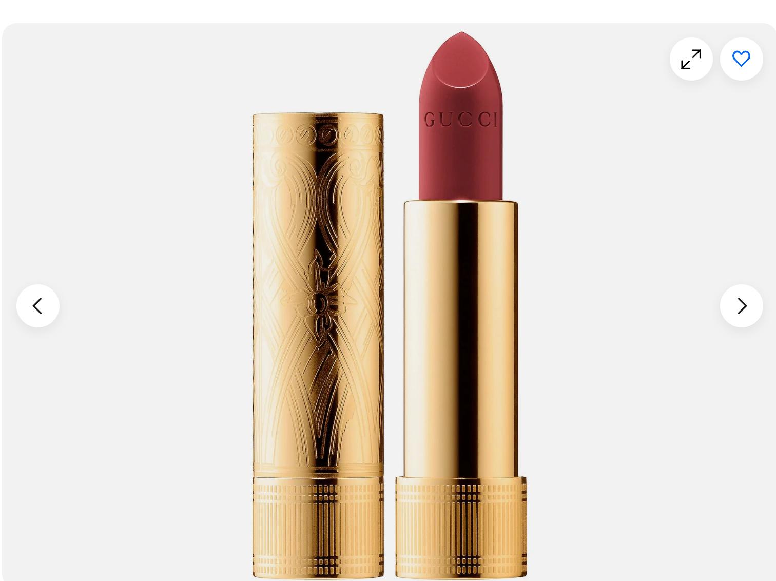 GUCCI Rouge A Levres Satin Lip Colour Mora Sienna #0