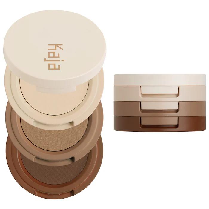 Kaja Eye Bento Bouncy Eyeshadow Trio Neutral Moment 14