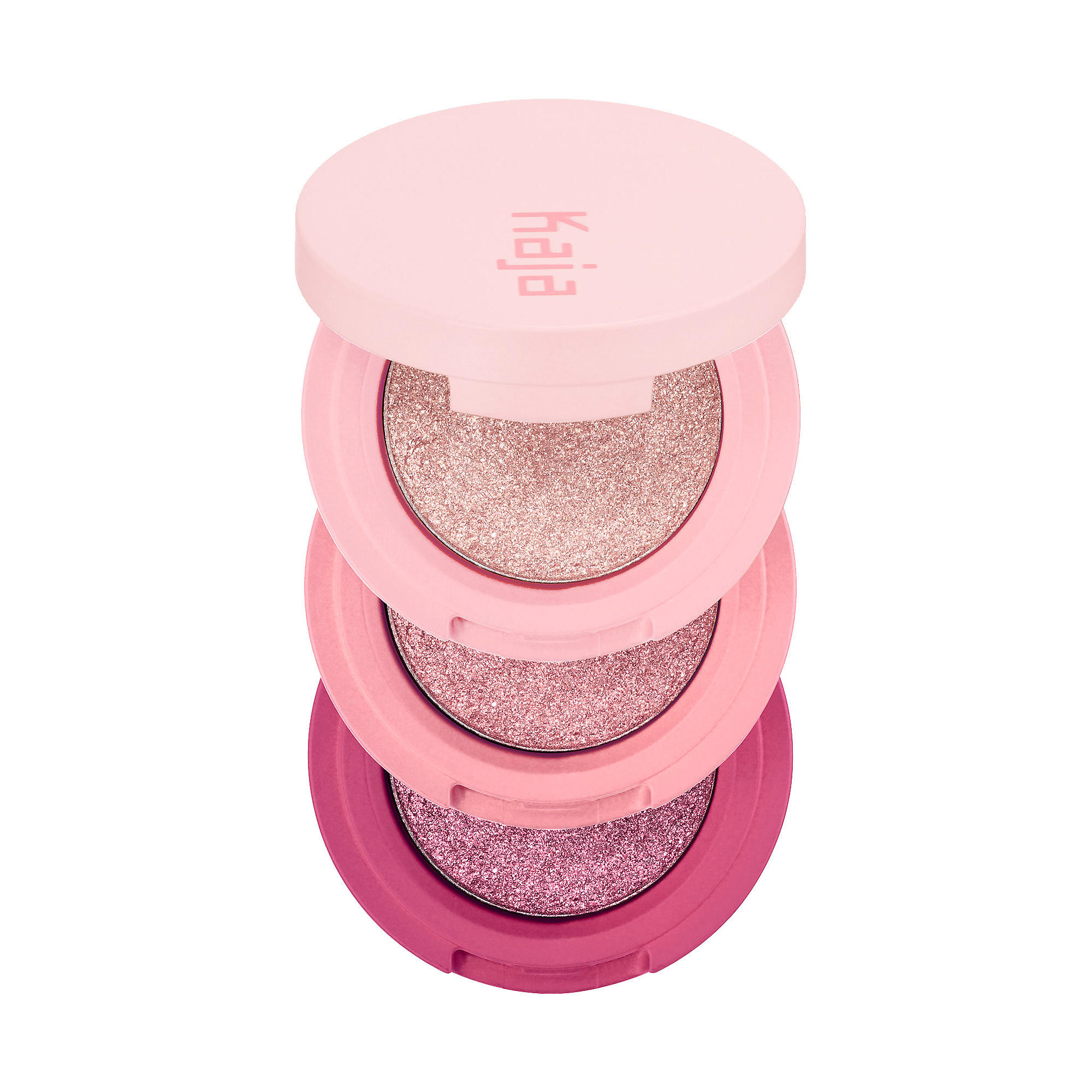 KAJA Beauty Bento Bouncy Shimmer Eyeshadow Trio Rosewater 01