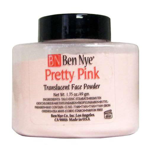 Ben Nye Classic Translucent Face Powder Pretty Pink 49g