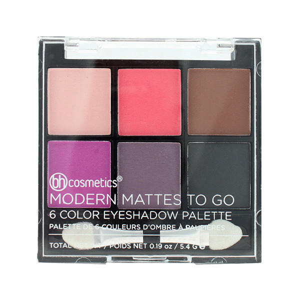 BH Cosmetics 6 Color Eyeshadow Palette Modern Mattes To Go