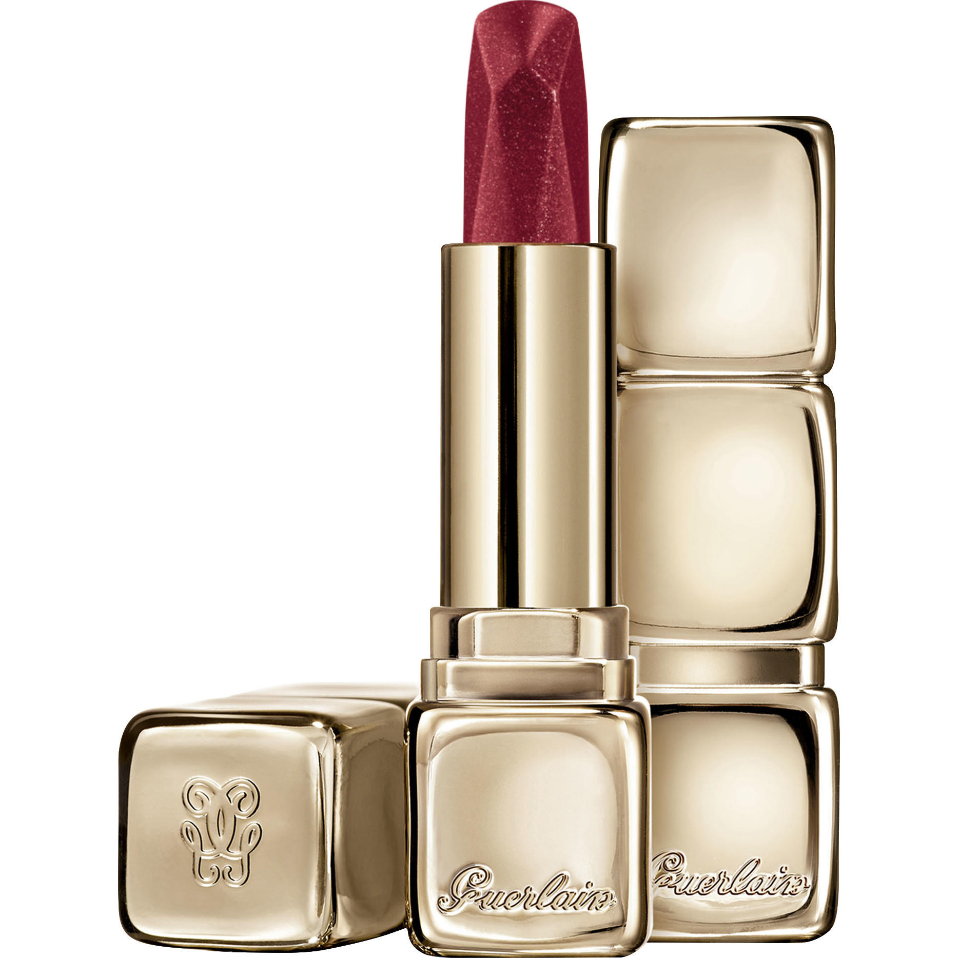 Guerlain KissKiss Diamond Lipstick Red Jewel 521