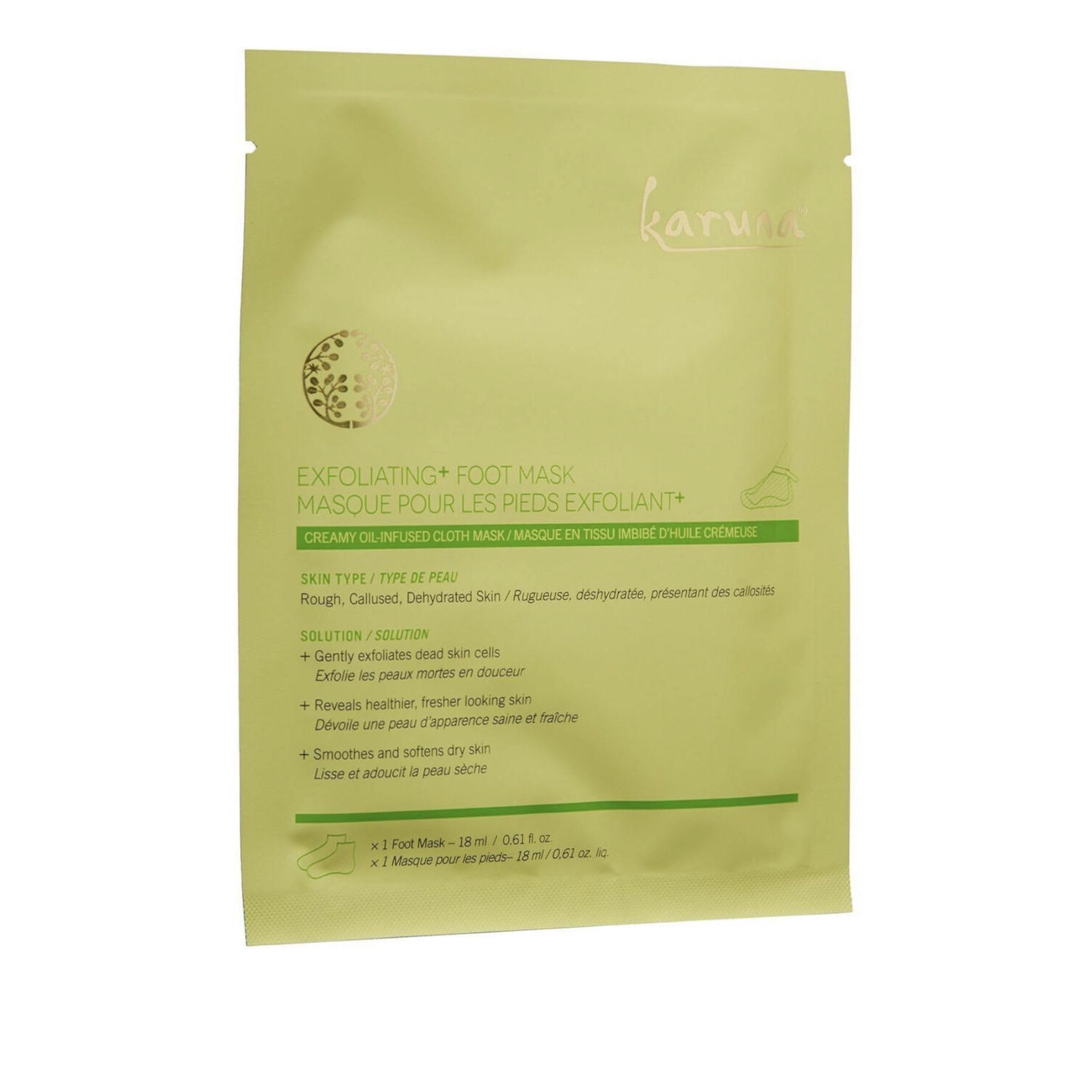 Karuna Exfoliating+ Foot Mask