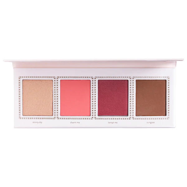Jouer Cosmetics Champagne & Macarons Face Palette Cheeky Crush