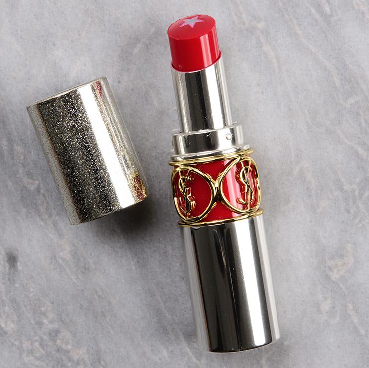  YSL Rouge Volupte Rock'N Shine Lipstick Rock 'N Red 8 Limited Ed. #1