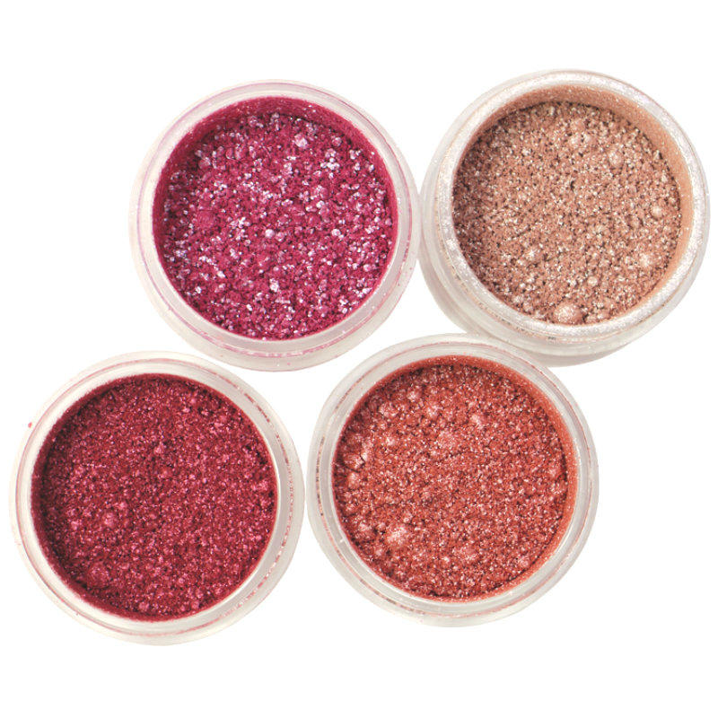 MAC Crushed Metallic Pigment Set Strawberry Patch #0