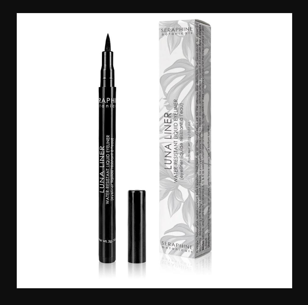 SERAPHINE LUNA LINER Water-Resistant Liquid Eyeliner Black #1