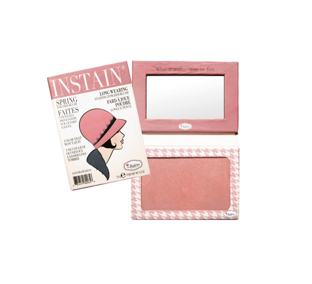 The Balm Instain Long Wearing Staining Powder Blush Swiss Dot Mini