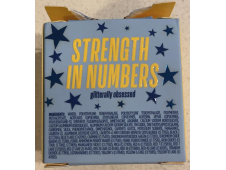 Colourpop x NBA GOLDEN STATE WARRIORS Glitterally Obsessed Glitter Gel Strength In Numbers Limited Ed. #2
