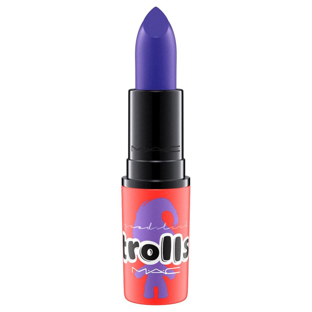MAC Lipstick Good Luck Trolls Collection Midnight Troll