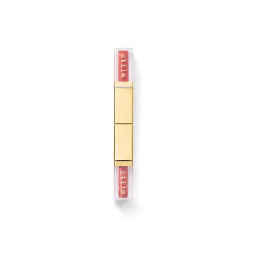 Stila Double Dip Suede Shade and Glitter Glow Liquid Eyeshadow Coral Reef