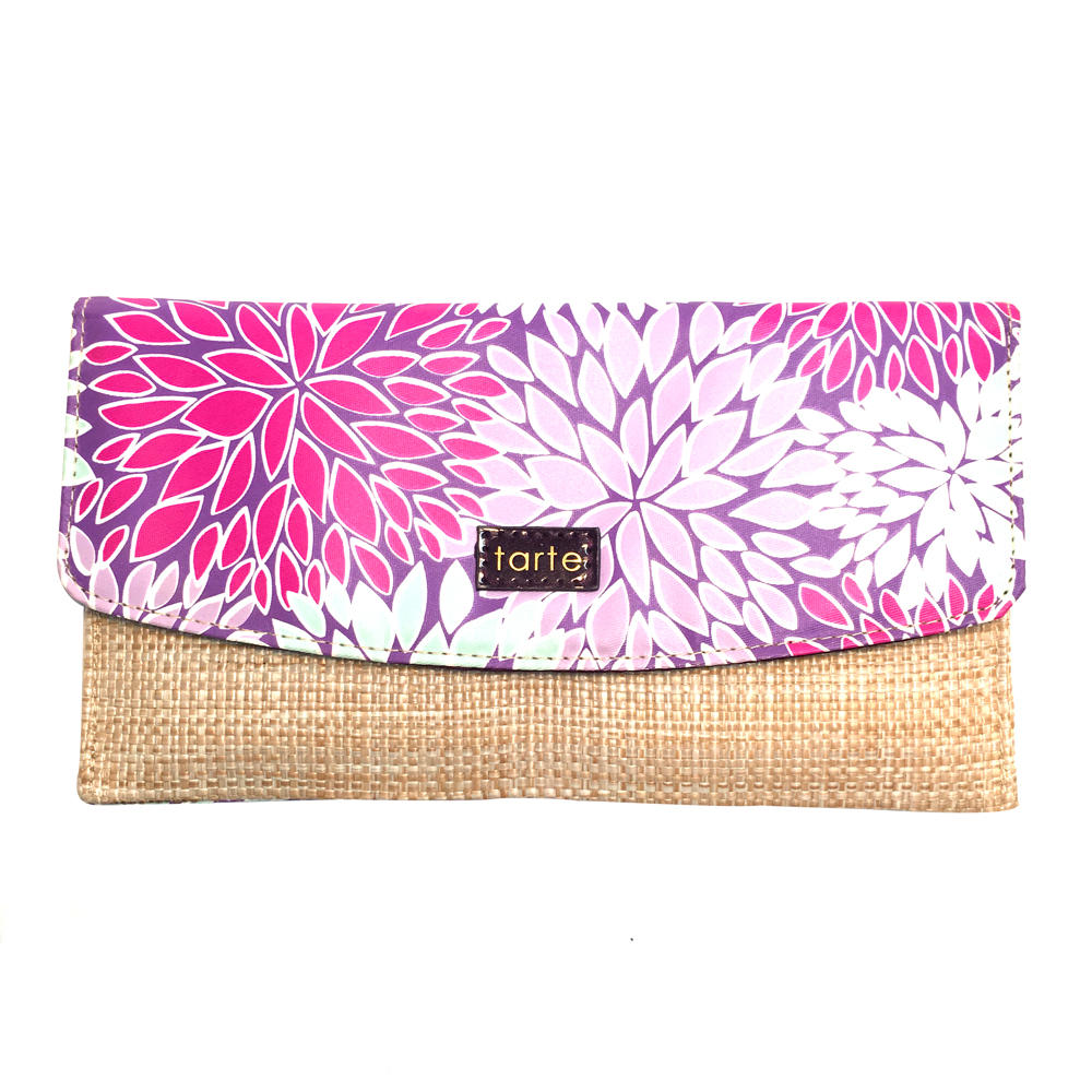 Tarte Tweed & Floral Bag