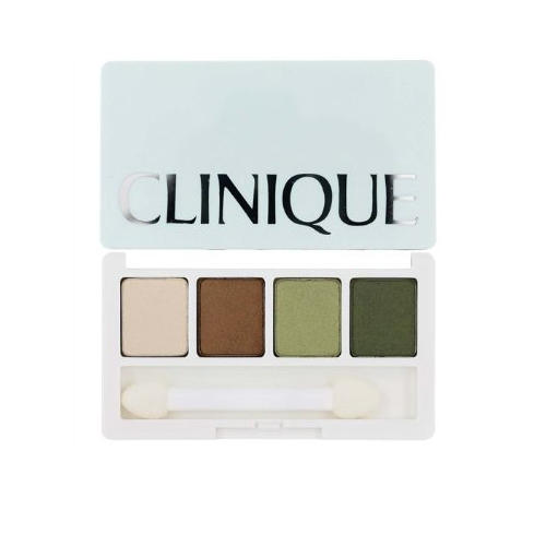 Clinique All About Shadow Quad On Safari, Lemon Grass, Buttered Toast