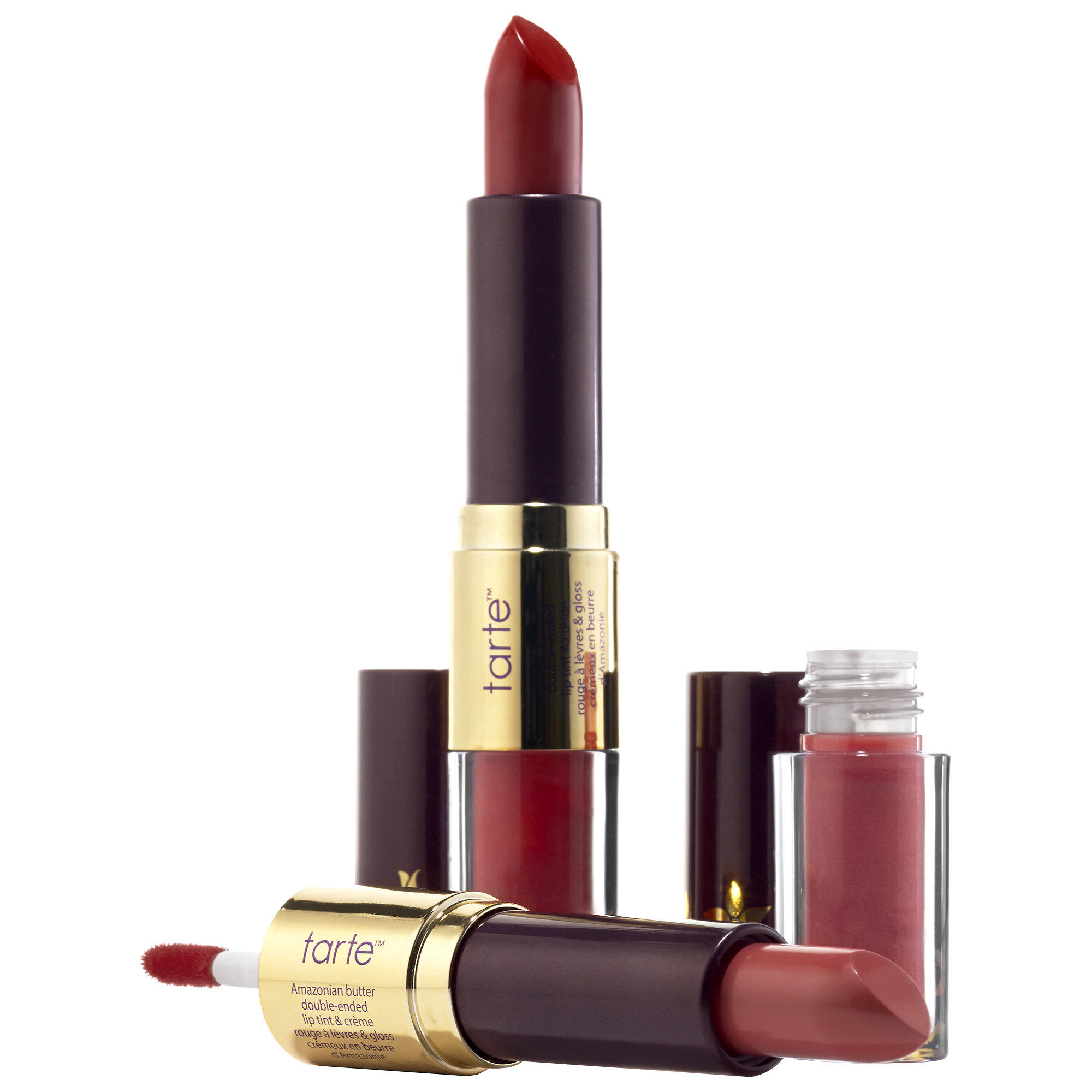 Tarte Amazonian Butter Lipstick & Tint Creme Classic Crimson