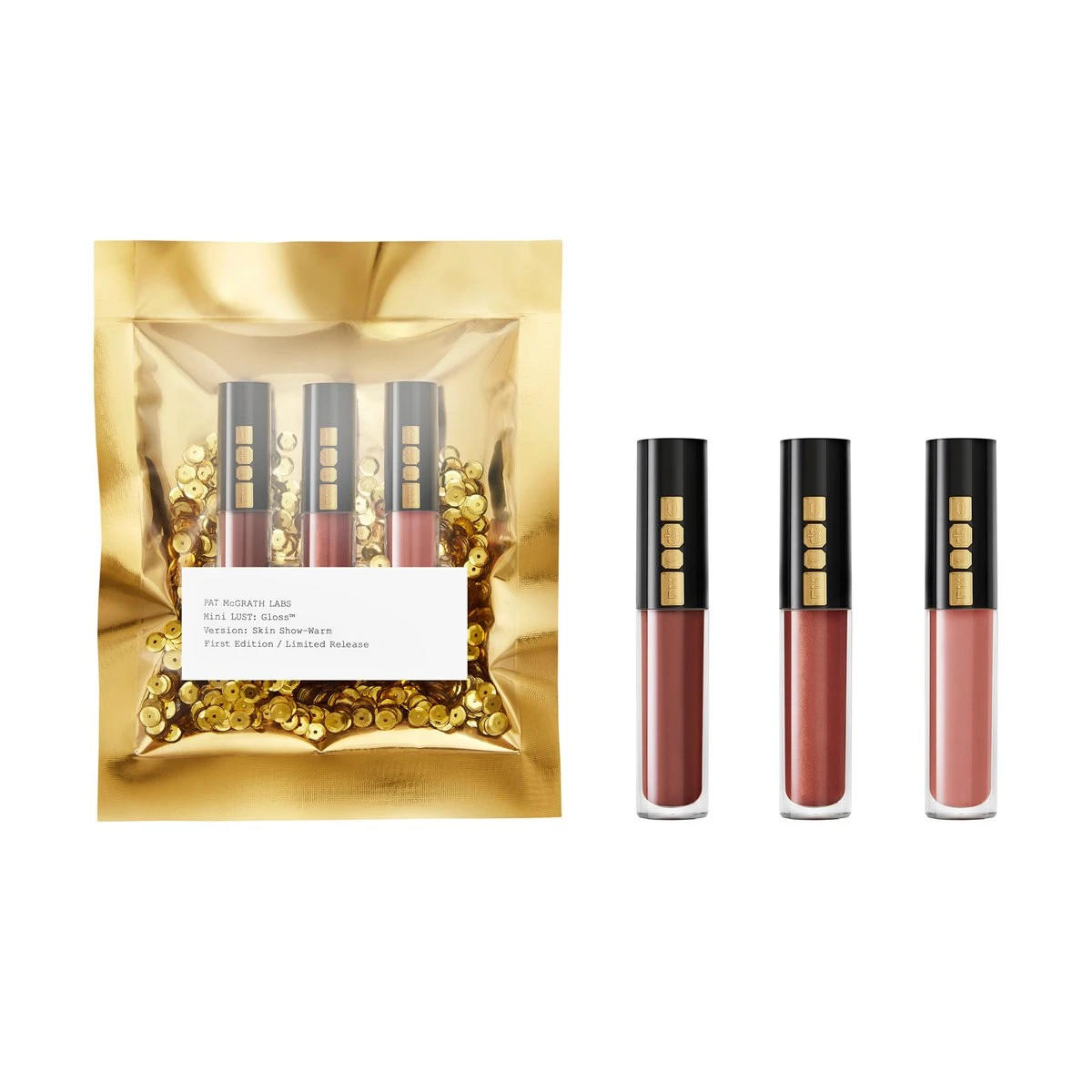 Pat McGrath Labs Mini Lust: Gloss Trio Skin Show-Warm